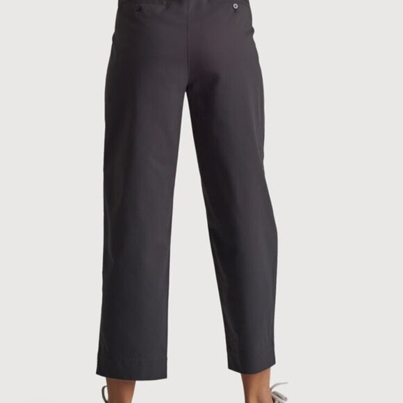 Kit And Ace Navigator Ride Pleated Pants Cropped Oversized Gray - Picture 15 of 15